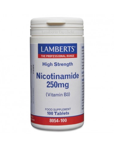 Nicotinamida (Vit B3) 100 Caps De Lamberts
