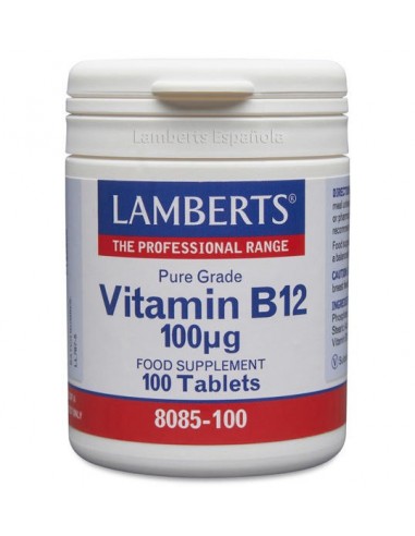 Vitamina B12 100 Tabs De Lamberts