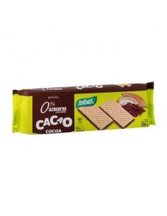 Galletas Rellenas De Cacao 0% Azucares 120 Gramos Santiveri