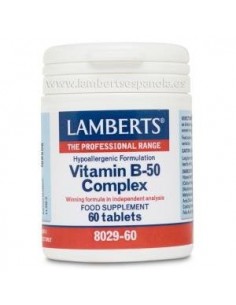 Vitamina B-50 Complex 60  Comprimidos de Lamberts