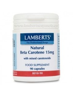 Beta caroteno Natural 15 mg...