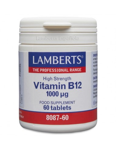 Vitamina B12 60 Tabs De Lamberts
