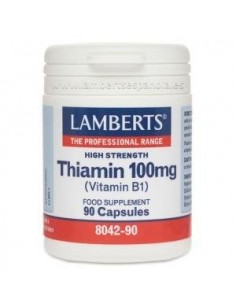 Vitamina B-1 100 Mg.(Tiamina) 90 Cap. de Lamberts