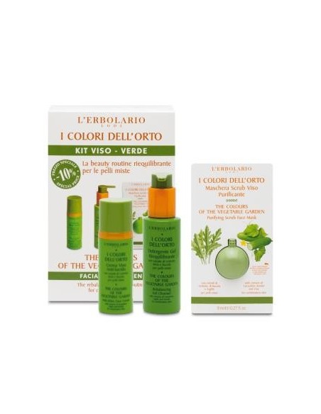 Colores Del Huerto Kit Cara Detergente Crema Masca L´Erbolario