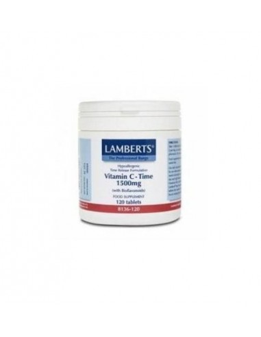 Vitamina C 1500 Mg Con Bioflavonoides 120 Tabs De Lamberts