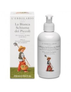 Gel Espuma Blanca Niños Cuerpo Cabello 250 Mililitros L´Erbolario