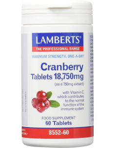 Arandano Rojo 18750Mg. 60 Comprimidos de Lamberts