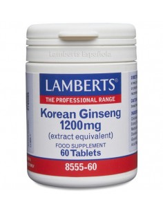 Ginseng Koreano 60 Tabs De Lamberts