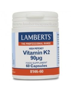 Vitamina K2 90µg 60Cap. de Lamberts