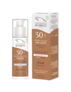 Crema Facial Color Dorado Spf30 50 Mililitros Alga Maris - Lab. Biarritz
