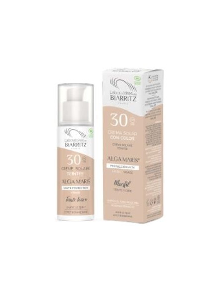 Crema Facial Color Marfil Spf30 50 Mililitros Alga Maris - Lab. Biarritz