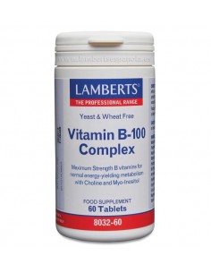 Complejo De Vitaminas B-100 60 Caps De Lamberts