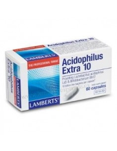 Acidofilus Extra 10 (Refrigeracion) 60Cap. de Lamberts