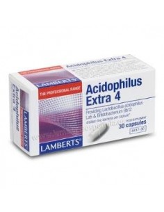 Acidofilus Extra 4 S/Leche 30 Cap. (Refrigeracion) de Lamber