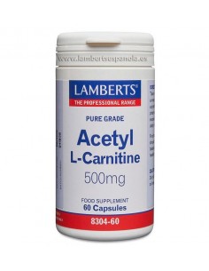 L-Acetil Carnitina 500Mg 60 Tabs De Lamberts