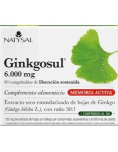 Ginkgosul (Trastornos Circulatorios) 60Comp. de Natysal