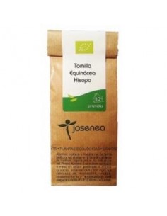 Tomillo-Equinácea-Hisopo Bio 10 Pir.  Bolsa Kraft 10 Pirámides de Josenea