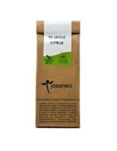 Té Verde Citrus Bio 10 Pir.  Bolsa Kraft 10 Pirámides de Josenea