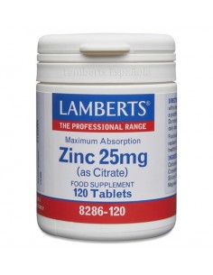 Zinc 25 Mg 120 Tabs De Lamberts