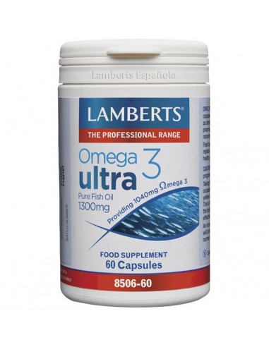 Omega 3 Ultra Aceite De Pescado Puro 60 Caps De Lamberts