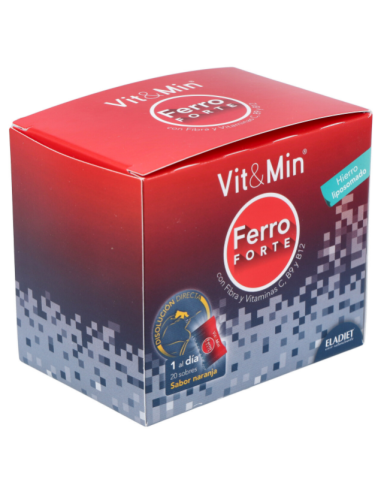 Vit & Min Ferro Forte 20Sbrs Eladiet | Suplemento Vital