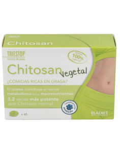 Triestop Chitosan Vegetal 60 Comprimidos de Eladiet