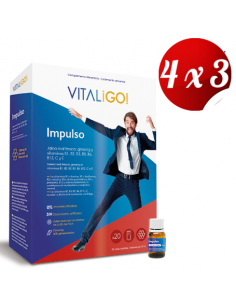 Pack 4x3 Impulso 20 Viales 10 Ml de Herbora