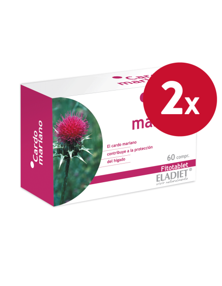 Pack de 2 uds Fitotablet Cardo Mariano 60Comp. de Eladiet