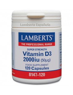 Vitamina D 2000 Ui (50 ?G) 120 Caps De Lamberts