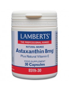 Astaxantina Con Vitamina E 30 Caps De Lamberts
