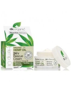 Crema Rescate  24Hr De Cáñamo de Dr Organic