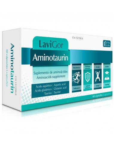 Aminotaurin 60 Caps De Lavigor