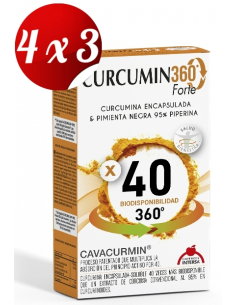 Pack 4x3 Curcumin 360 Forte...
