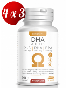 Pack 4x3 Dha Adultos 90...