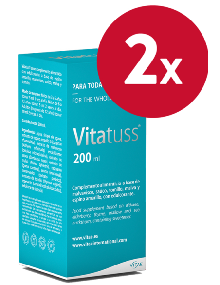 Pack 2 uds Vitatuss 200ml de Vitae