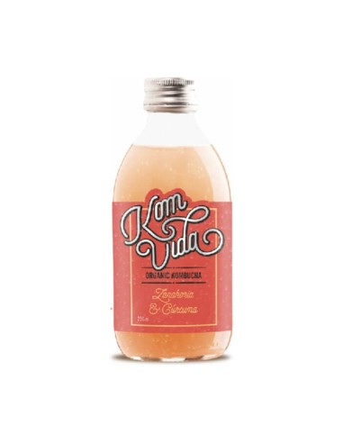 Kombucha Zanahorias y Cúrcuma Bio 250ml Komvida