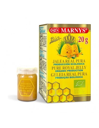 Jalea Real Pura Ecológica   Tarro - 20 Gr Marnys