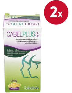 Pack de 2 uds Cabelplus 30Perlas de Derbos