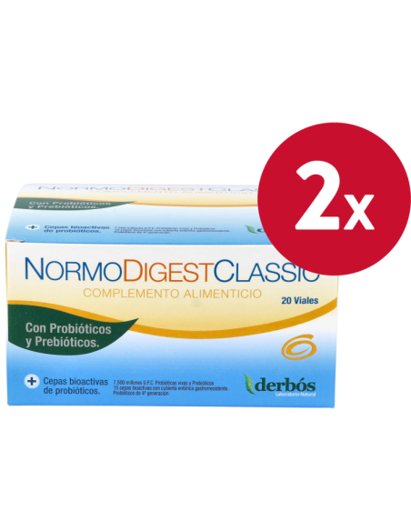 Pack de 2 uds Normodigest Classic 20Viales de Derbos