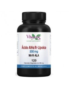 Ácido Alfa R-Lipóico 120 Cápsulas Vegetales Vbyotics