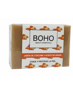 Curcuma Y Argan Jabon Pastilla 100 Gramos Boho