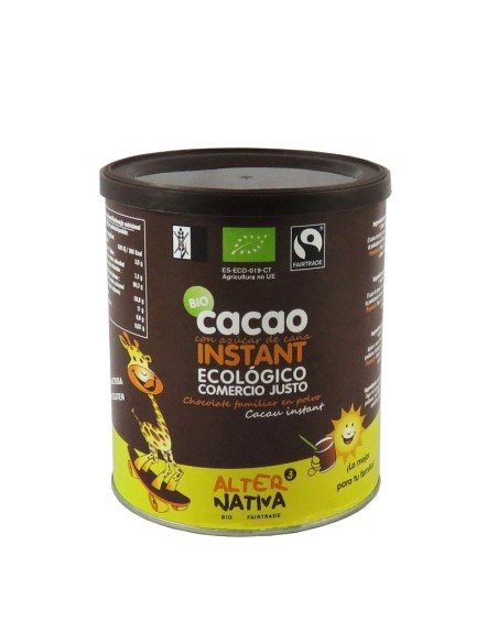 Cacao instantaneo bote bio 400 g Alternativa 3