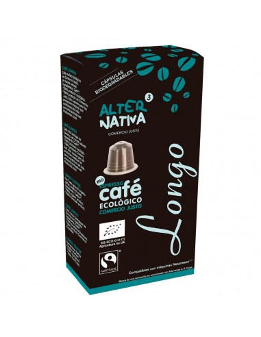 Cafe longo en capsulas bio 5.5g 10 unidades Alternativa 3
