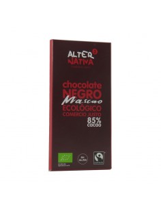 Chocolate Negro 85% cacao mascao bio 80 g Alternativa 3