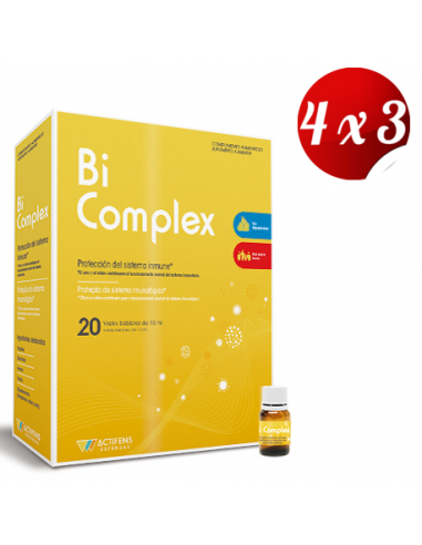 Pack 4x3 Bi Complex 20 Viales de Herbora