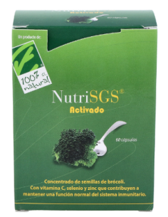 NutriSGS® Activado (Sulforafano glucosinolato). Caja con 60 cápsulas (en blíster)