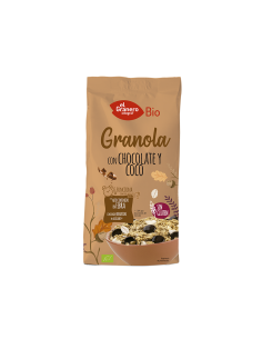 Granola Con Chocolate Y Coco Sin Gluten Bio, 350 G de El Granero Integral