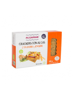 Crackers De Algas Zanahoria Y Jengibre160 g de Algamar