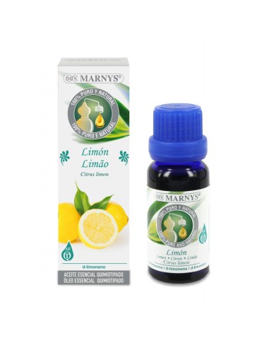 Aceite Esencial Alimentario De Limon Estuche 15 Ml De Marnys
