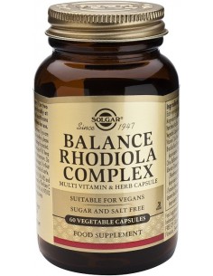 Balance Rodiola Complex  60 cápsulas vegetales Solgar